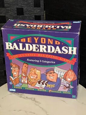 Parker Brothers  Hasbro Beyond Balderdash The Classic Bluffing Board Game 1997